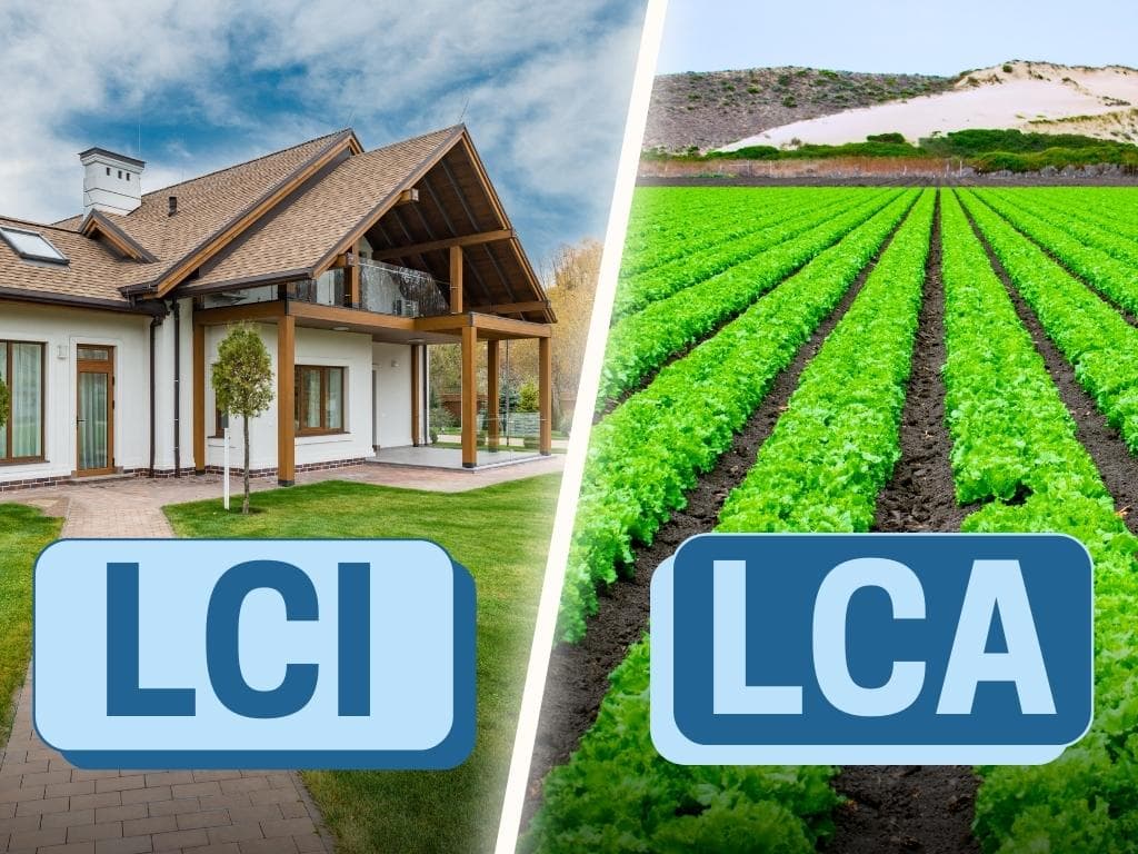 Imagem dividida mostrando uma casa moderna com a sigla LCI e uma plantação agrícola com a sigla LCA, ilustrando investimentos afetados pelo fim da isenção fiscal e o impacto no caixa da sua empresa.