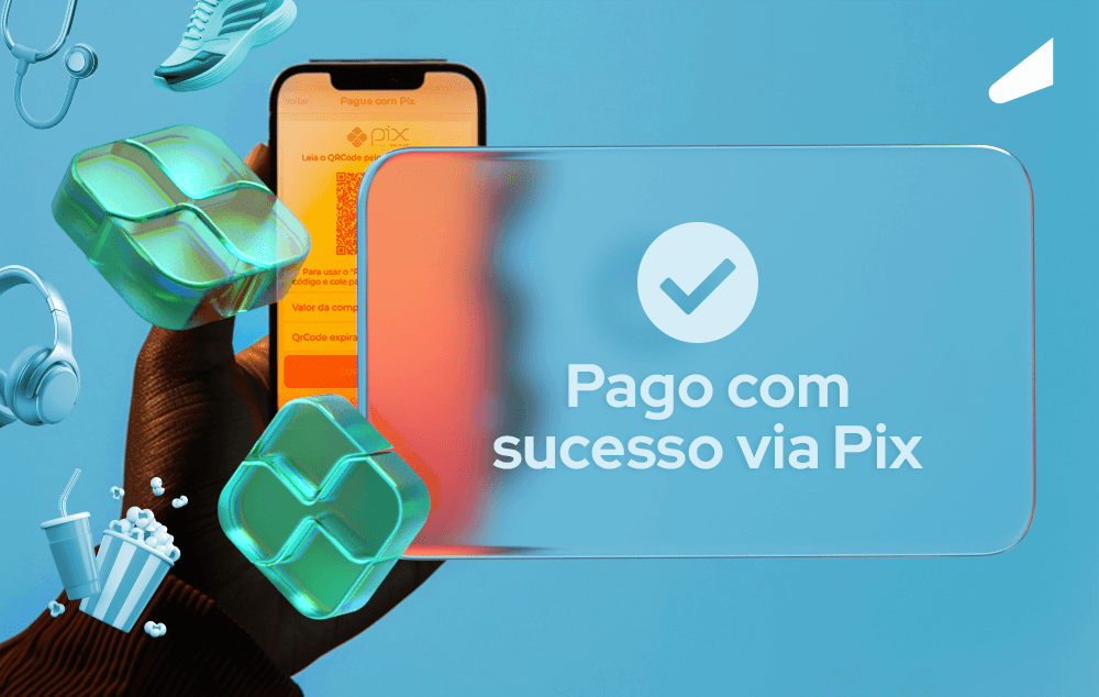 Smartphone exibindo comprovante de pagamento via Pix com sucesso para ilustrar como pagar impostos em Pernambuco.